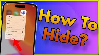 How To Hide Apps From Home Screen In iPhone? | iPhone Me Apps Kaise Hide Kre?