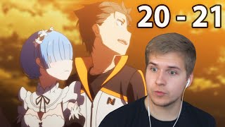 Битва с Китом | Re:Zero 20-21 серия 1 сезон | Пересматриваю