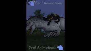 Indominus Rex vs Indoraptor | Animation #shorts