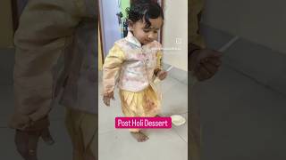 After the Colorful Storm: Baby's Post-Holi Bliss! | Post Holi Dessert, Gulal & Love | holi Afterglow