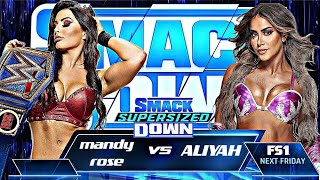 SMACKDOWN:mandy rose vs aliyah