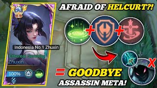 NEVER AFRAID OF HELCURT AGAIN!‼️(goodbye assassin meta!🔥) -ZHUXIN MLBB