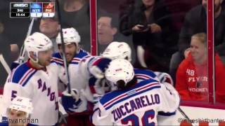 Rangers at Flyers - 2/6/16 - Chris Kreider goal