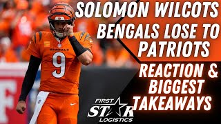 Cincinnati Bengals Lose Against the New England Patriots | Solomon Wilcots and Dave Lapham React