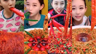 Thánh ăn cay Trung Quốc, Super spicy  Chinese food, MUKBANG ASMR China