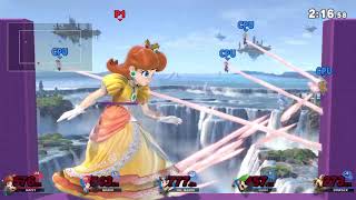 Smash Ultimate - Giant Daisy in a Team Battle