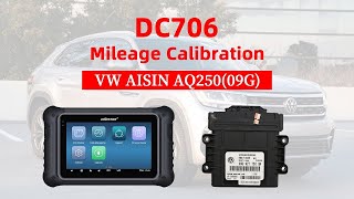 OBDSTAR DC706 VW AISIN AQ250(09G) R4F7058F+95320 Odometer Correction - Cardiagtool