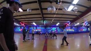 Jamskate competition at Skateworld, Tampa on floor work!