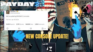 IT FINALLY HAPPENED PAYDAY 2 console NEW UPDATE(New guns,heist & perkdeck etc)🙀