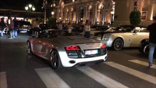 Plenty of supercar noise in Monaco - By night (Part 2)