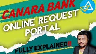 Canara Bank online request portal. Canara Bank online complaint. canara online grievance redressal.