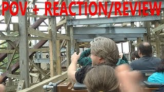 My First Ride POV and Reactions of Steel Vengeance with No Trims!!!