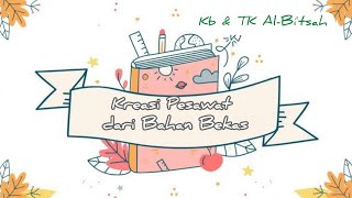 Kreasi ✂️📐🖊️ Membuat Pesawat dari Bahan Bekas