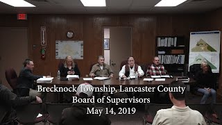 Brecknock Township Board of Supervisors MAY 2019