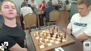 WFM Fatality (2028) vs E. Krylov (1700). Chess Fight Night. CFN. Rapid