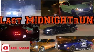 Last Midnight run international cruise of the year