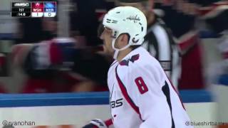 Rangers vs Capitals - 1/9/16 - Alex Ovechkin goal