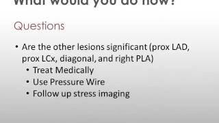 Using pressure wire to test non-culprit lesions during ACS