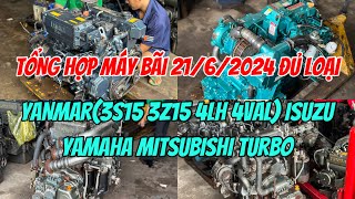 Bán Máy Thuỷ 21-6-2024 Yanmar 3s15b 3z15 4LH 4Val Isuzu Yamaha Mitsubishi 0923,5555,97 Tâm |Tâm Vlog