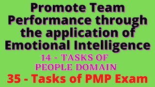 Promote Team Performance through the application of Emotional Intelligence | People Domain Task 14 |