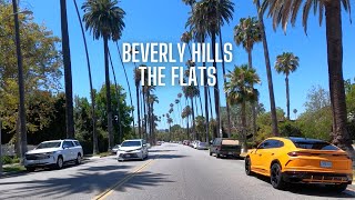 [Full Version] Beverly Hills, The Flats, Residential Neighborhood, Luxury Mansions, Driving Tour, CA