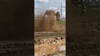 Polaris rzr 1000 on 63’s jumps sky high #music #newmusic #Polaris #bountyhole #mudding #fyp