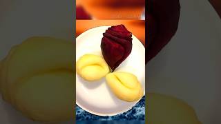 How do  Carved a Traditional Conch shell in beetroot & potato | Potato carving | Beetroot carving