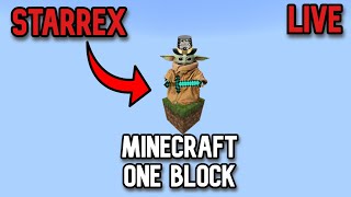 Minecraft One Block met starrex 🧱(fortnite is dood)