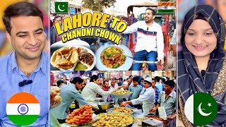 Lahore To Delhi Pakistani Food Vlogger Trying Old Delhi Street Food | Delhi Street Food | Reaction!!