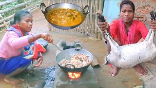 Traditional Mutton Gravy Recipe Cooking In Village | Cooking by Desi Village Girl Goat Recipe