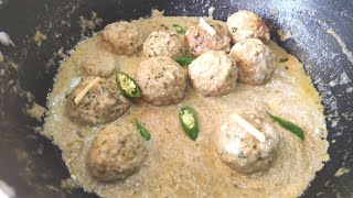 MALAI KOFTA | Chicken Malai Kofta With White Gravy