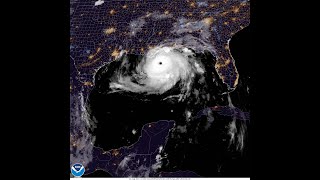 Hurricane Ida as seen from GOES-EAST / Geocolor