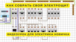 С этим справится даже Электрик новичок😁🙃  Как продумать и собрать электрощит для квартиры или дома