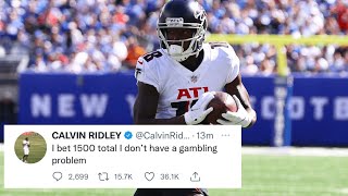 Calvin Ridley Suspended Entire Season For Gambling | Atlanta Falcons | NFL