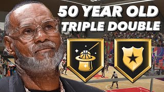 OLD & WASHED LEBRON drops a TRIPLE DOUBLE in RANDOM REC