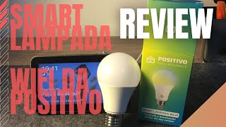 A lâmpada SMART mais INTELIGENTE do MERCADO? REVIEW da Smart LÂMPADA WIFI DA POSITIVO!