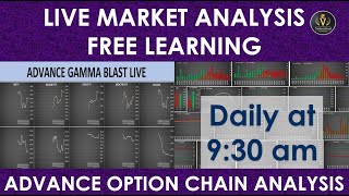 Nifty Banknifty Finnifty Midcpnifty Sensex Live market analysis and Free Learning Daily at 9:30am