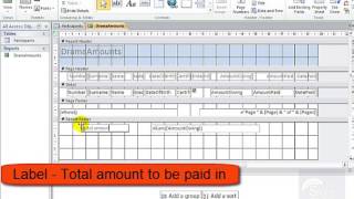 Calculations in Microsoft Access Report Footer Act5No2