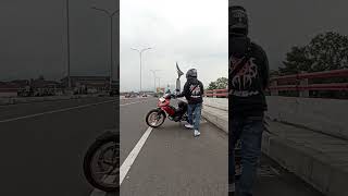 DETIK" SEBELUM HUJAN MELANDA‼️ #diieniezta #motovlog #jupitermx #nyoride #shortsfeed