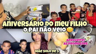 REPOSIÇÃO DA COMPRA DO MÊS|APROVEITANDO AS PROMOÇÕES💸|POR QUE O PAI DELE NÃO VEIO?