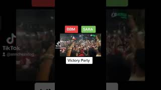 Victory Party BBM and Sara Duterte | Thank you all Filipino| Lugaw nganga #lenikiko2022 #bbmsara2022