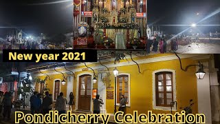 New year  @ pondicherry beach ||கடற்கரையில் 1 கோடி மக்கள் ??  || celebration in Pondicherry