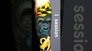 GORILAZ TATTOO #tattooartist #fyp #tattoolover #tattoo #tattooideas #foryou #gorilla #tatuagem