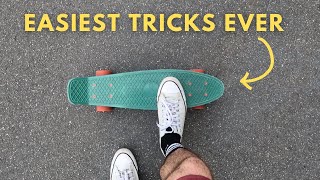 The EASIEST Penny Board Tricks for Absolute Beginners