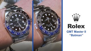 Rolex GMT Master II BLNR "Batman"