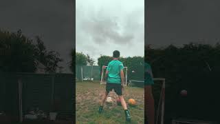 5 ball crossbar challenge. #shorts#football#crossbar