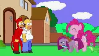 AN Mugen Request #688: Homer Simpson & Evil Homer VS Pinkamena & Pinkie Pie