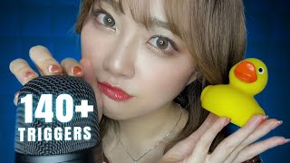 ASMR 飽き性の人向け！12分で140種類+の音😪【140＋Triggers】