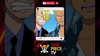 Sanji & Zoro's first ever fight in one piece 💢🔥