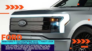 NEW Ford F 150 LIGHTNING 2022 – FIRST LOOK